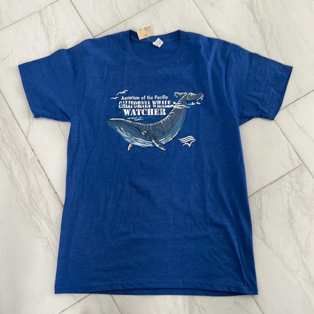 Aquarium of the Pacific California Whale Watcher boys t-shirt